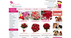 Desktop Screenshot of flowers2mexico.com